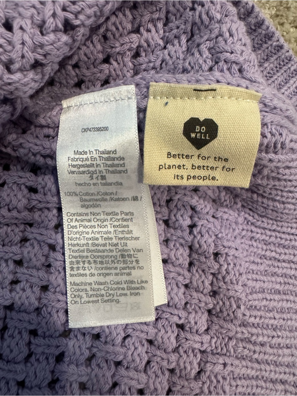 Madewell Lavender Purple cardigan Size 3XL
Open-Stitch V-Neck Cardigan - Picture 6 of 8